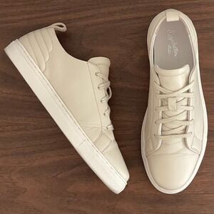Seychelles Anthropologie Deviate Sneakers Womens 8 Taupe Leather Minimalist Work